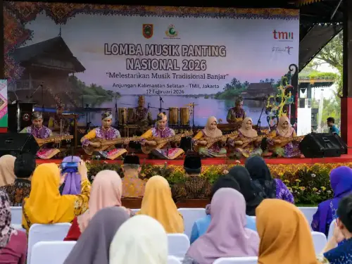 Panting Music Competition Livens Up the South Kalimantan Pavilion at TMII 2026