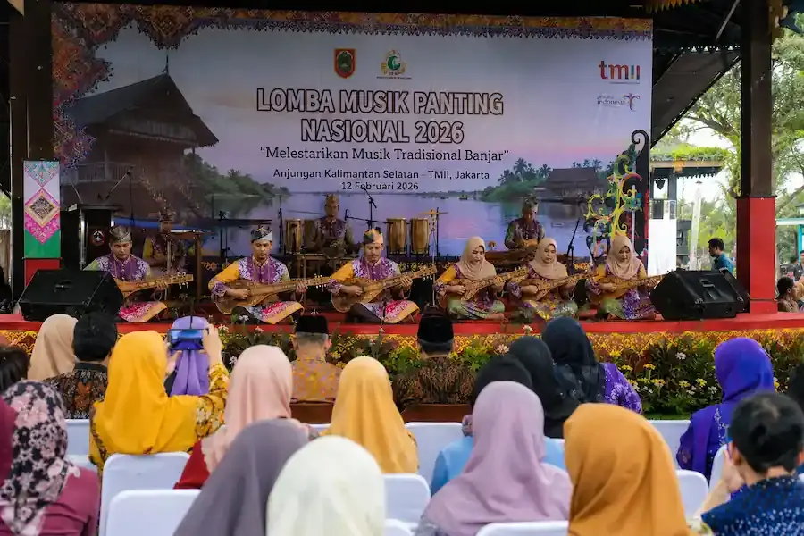 Panting Music Competition Livens Up the South Kalimantan Pavilion at TMII 2026