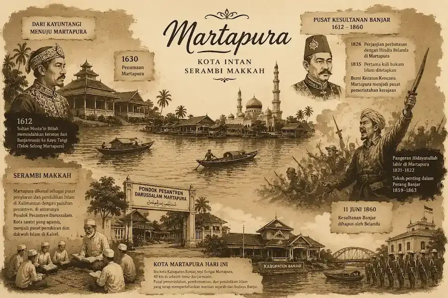 History of Martapura City