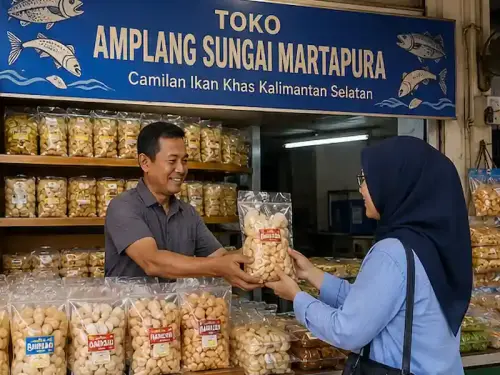 Toko Amplang Sungai Martapura
